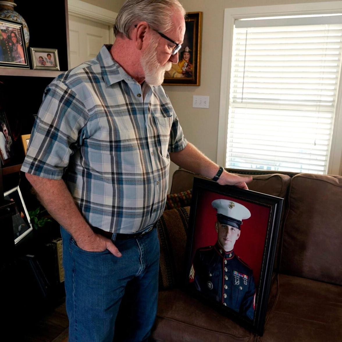 Family of former US Marine detained in Russia speaks with Biden after his Texas stop